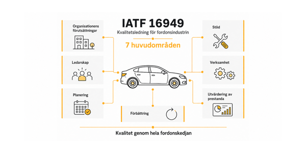 IATF 16949: Kvalitetsledning inom fordonsindustrin