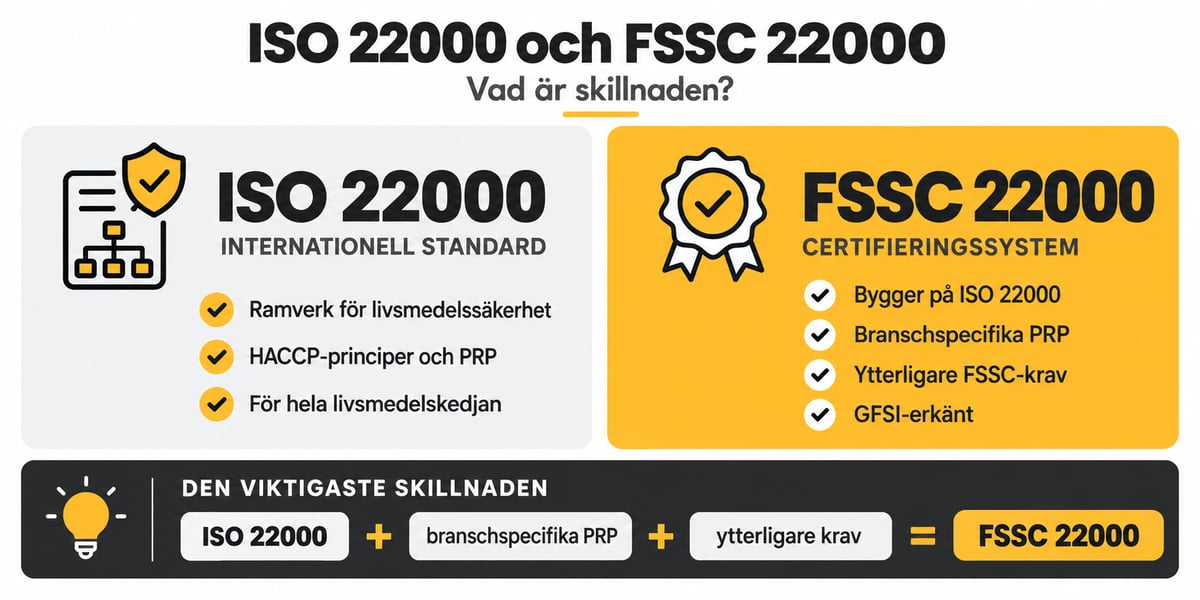 ISO 22000 vs FSSC 22000
