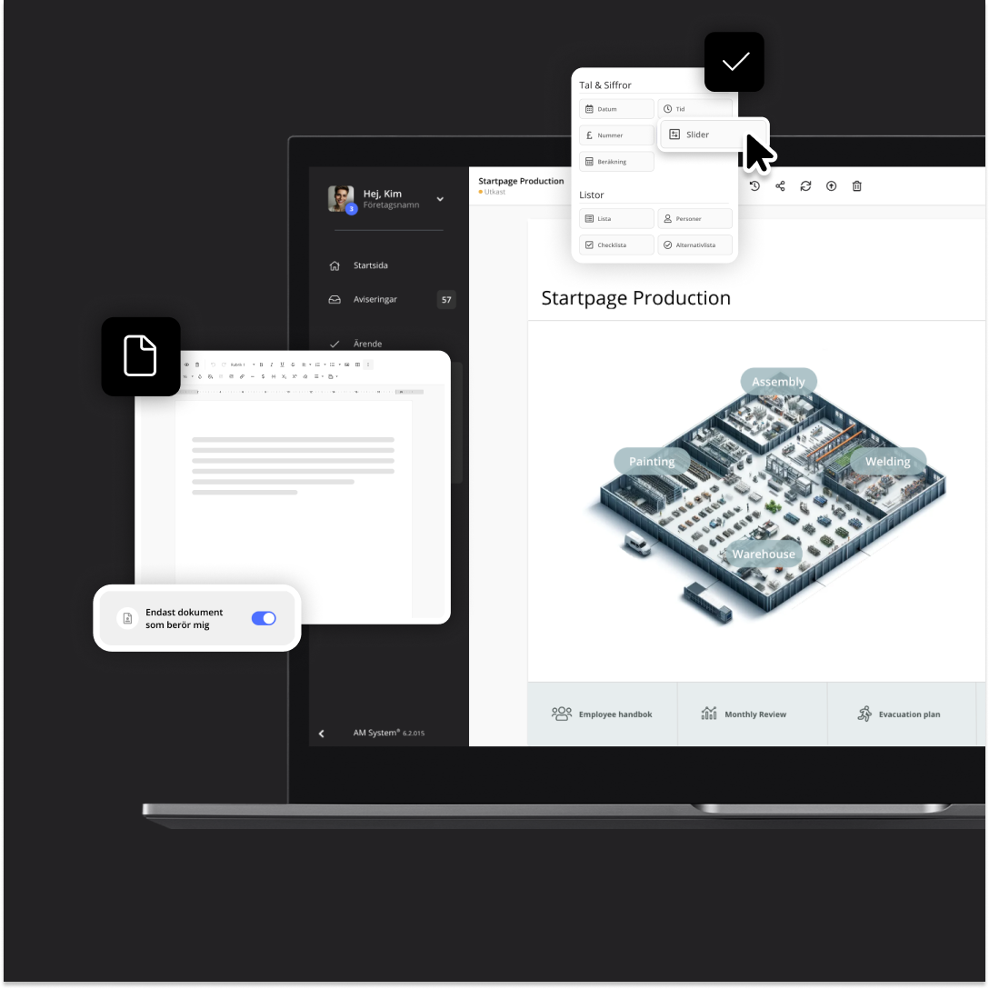 Digital management system for effective organizations | AM System