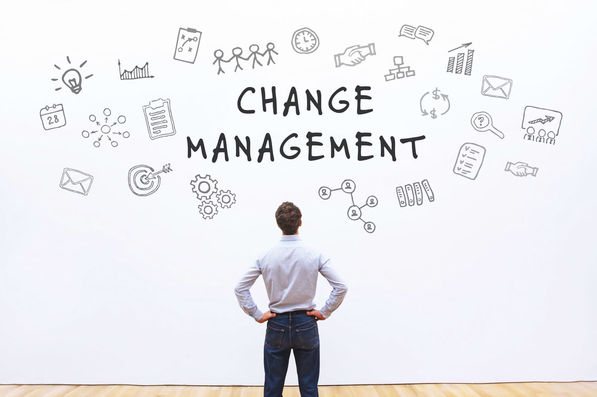 Change management schablonbild