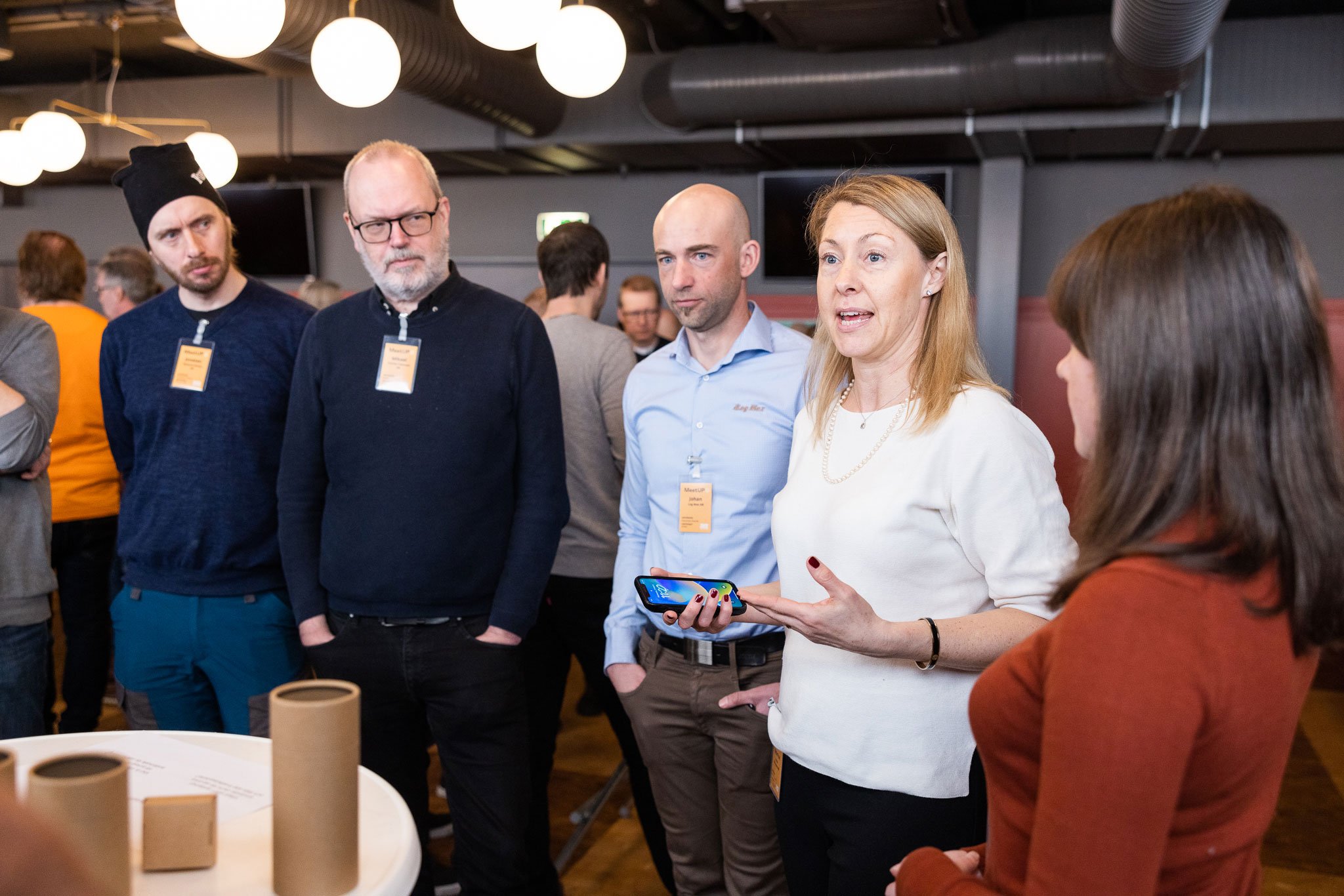 MeetUP Skellefteå samtal runt bord