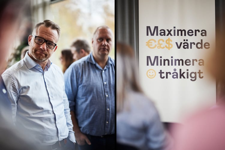 Kunder inom tillverkande industri på AM Systems kundevent
