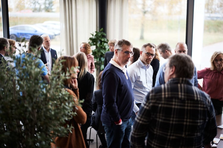Dialog och utbyten när AM System samlade kunder inom tillverkande industri i Borås
